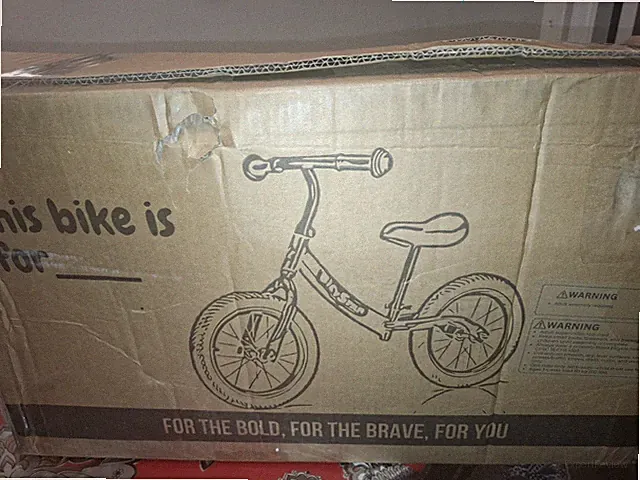 BICYSTAR Blue inch Balance Bike for Toddlers ( New Open Box)