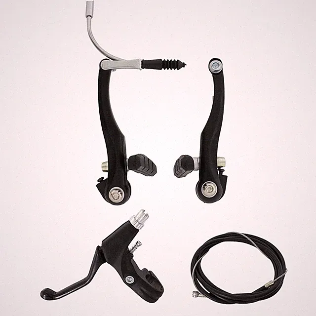 Bike Bicycle Alloy Complete FRONT V-Brake Set 110mm Black