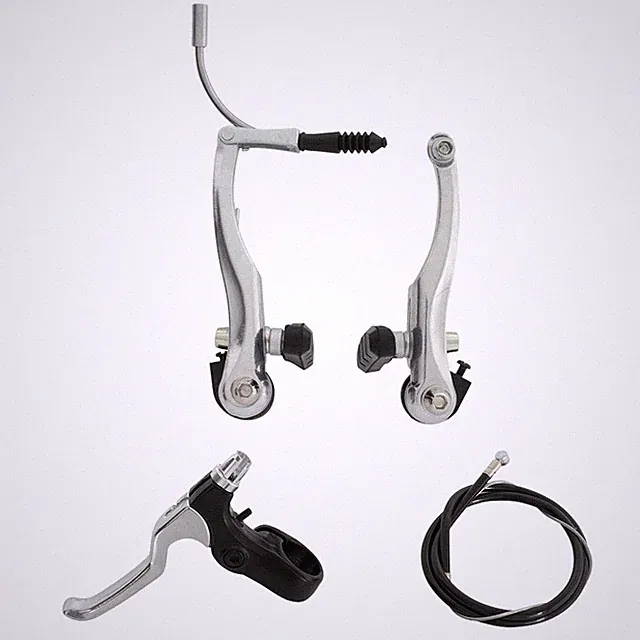 Bike Bicycle Alloy Complete FRONT V-Brake Set 110mm Silver