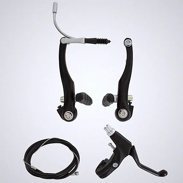 Bike Bicycle Alloy Complete REAR V-Brake Set 110mm Black