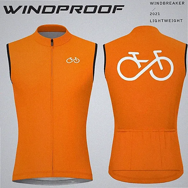 Bike Team Summer Cycling Vest Sleeveless Windproof Bicycle Vest MTB Bike Tops