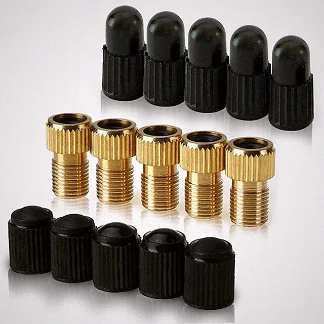 Brass Presta Valve Adaptor for All Types of Bikes, e-Bikes, and e-Scooters