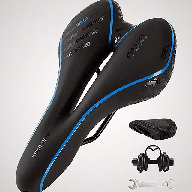 Comfort Bike Seat Comfortable Bicycle Saddle Soft Padded with Shock Absorbing...