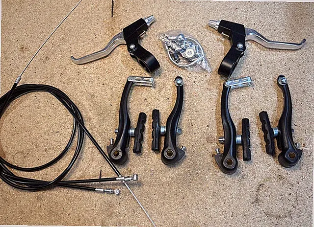Complete Mountain Bike V-brake Set