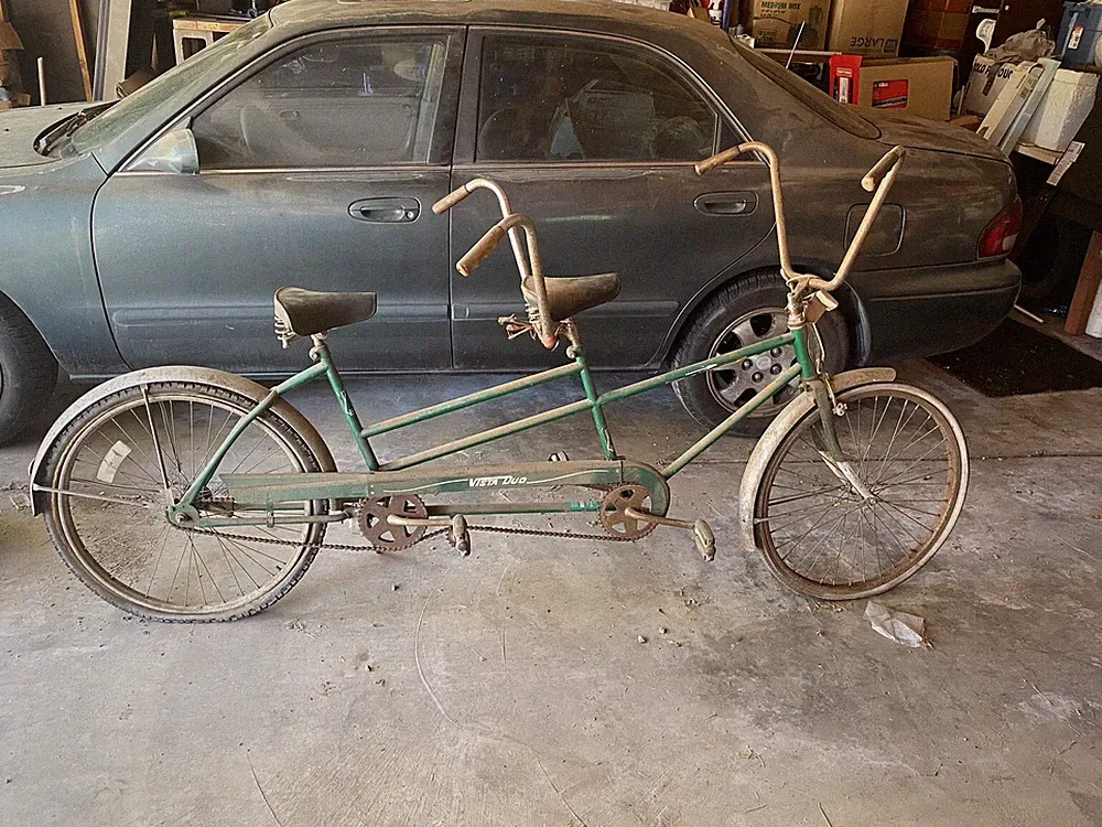 Double Seated bicycle tandem bike
