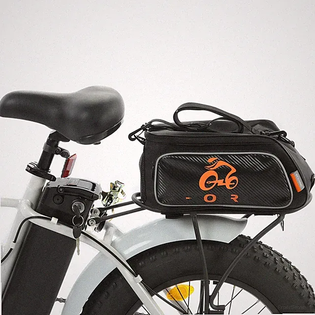 ECOTRIC Cycling Bicycle Rear Rack Bag Waterproof Bike Trunk Pannier Saddle Bag