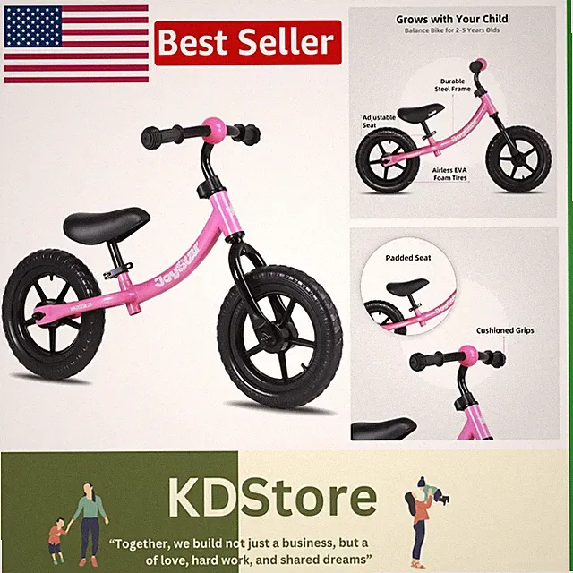 No Pedal Kids Balance Bike - Ideal Gift for Ages 2-5, Safe & Fun Outdoor Riding