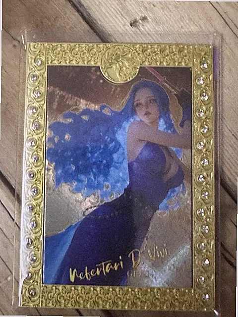 One Piece CCG Goddess Vivi Metal Card - Nefertari D With Sword /28