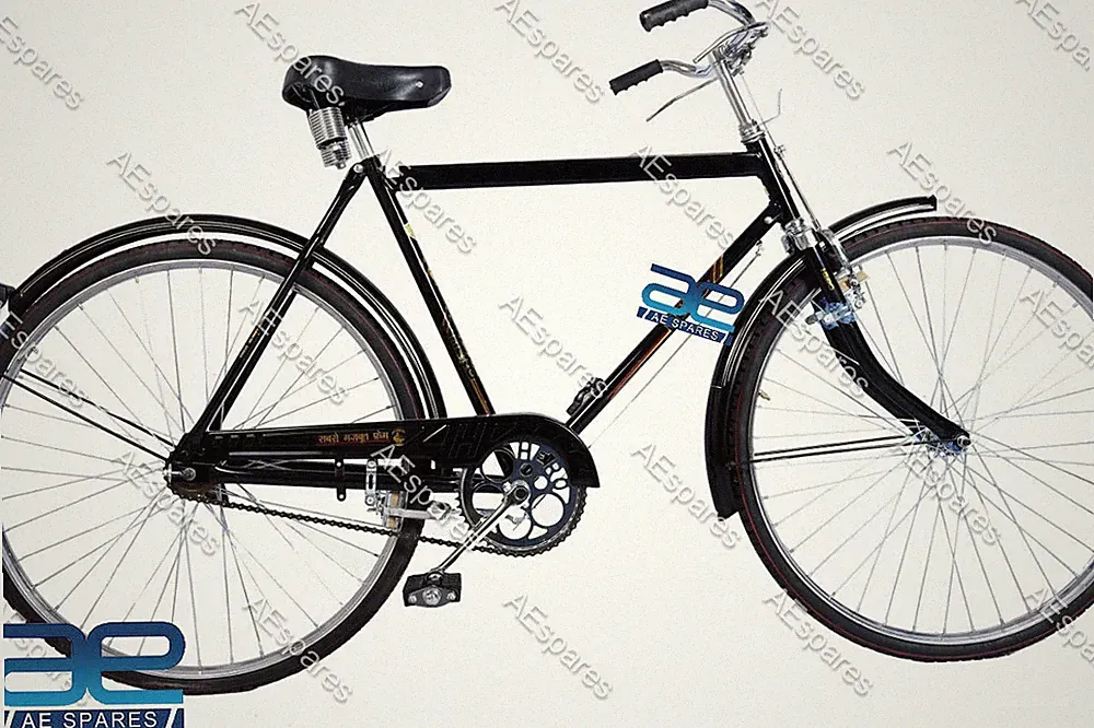 Road Cycle City Bike Bicycle Single Speed Black For Adults AEs
