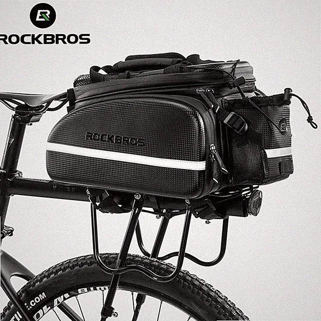 ROCKBROS Bike Bags Bicycle Rear Rack Waterproof Trunk Pannier Saddle Seat Bag