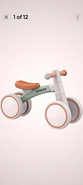 Sereed Balance Bike. #UD30, Carry Capacity Max 55#. Green. Applicable Age 12-24.