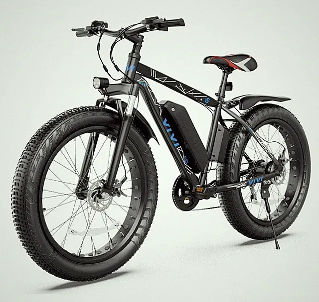 VIVI 26" 4.0 Fat Tire Electric Bike for Adults, 500W Adults E Bike, 48V 13Ah Rem