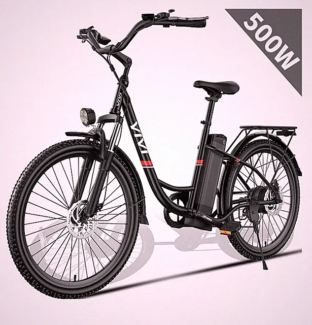Vivi 500w Electric Bike For Adults, 26”