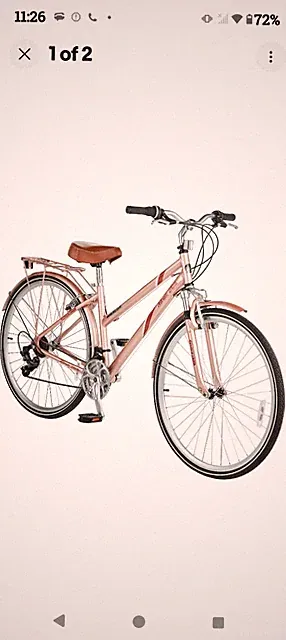 Women's 700c 21-Speed Shimano Hybrid handlebars Bike